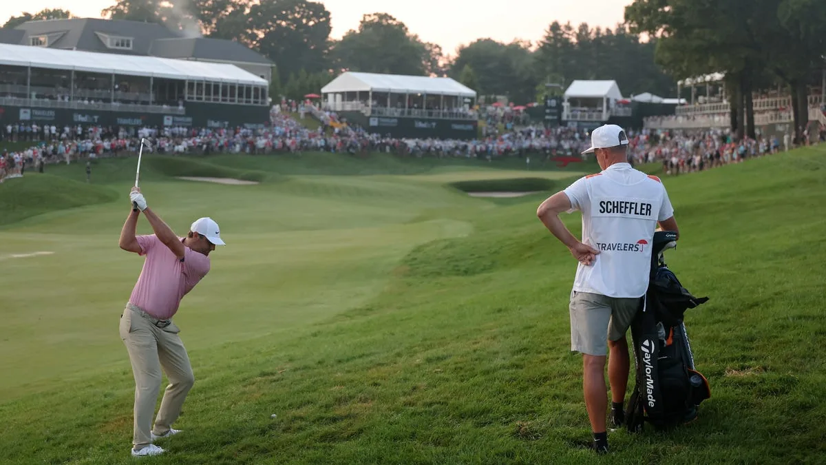 Cromwell: Scottie Scheffler and Viktor Hovland to play Monday playoff at Travelers Championship