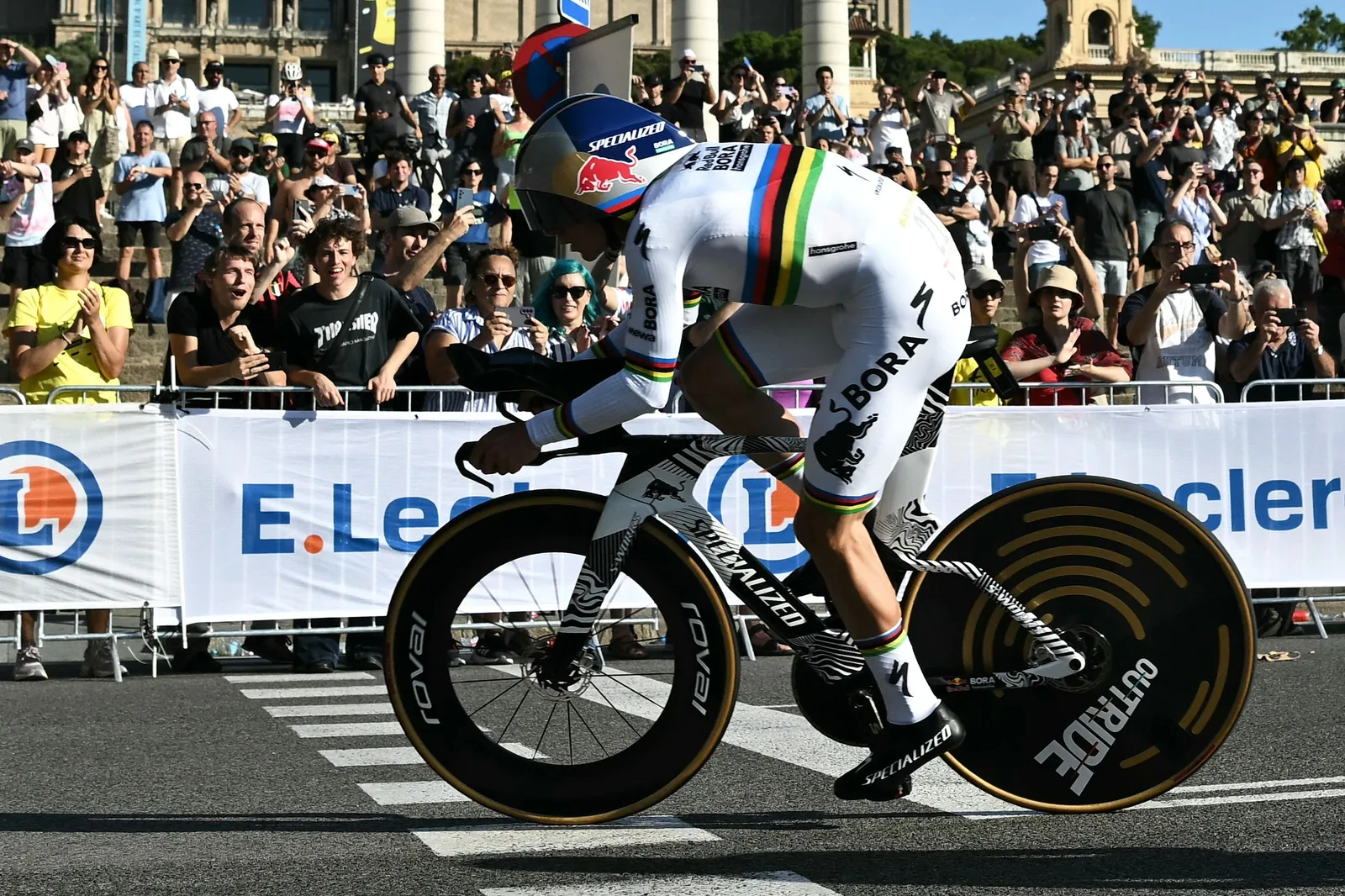 Tour de France 2026: punishing stage 16 time trial on the shores of Lake Geneva – live