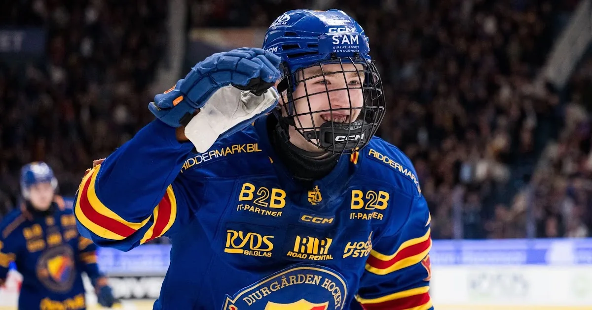 Djurgården announces Viggo Björck is leaving Sweden to continue his career in the Winnipeg Jets organization
