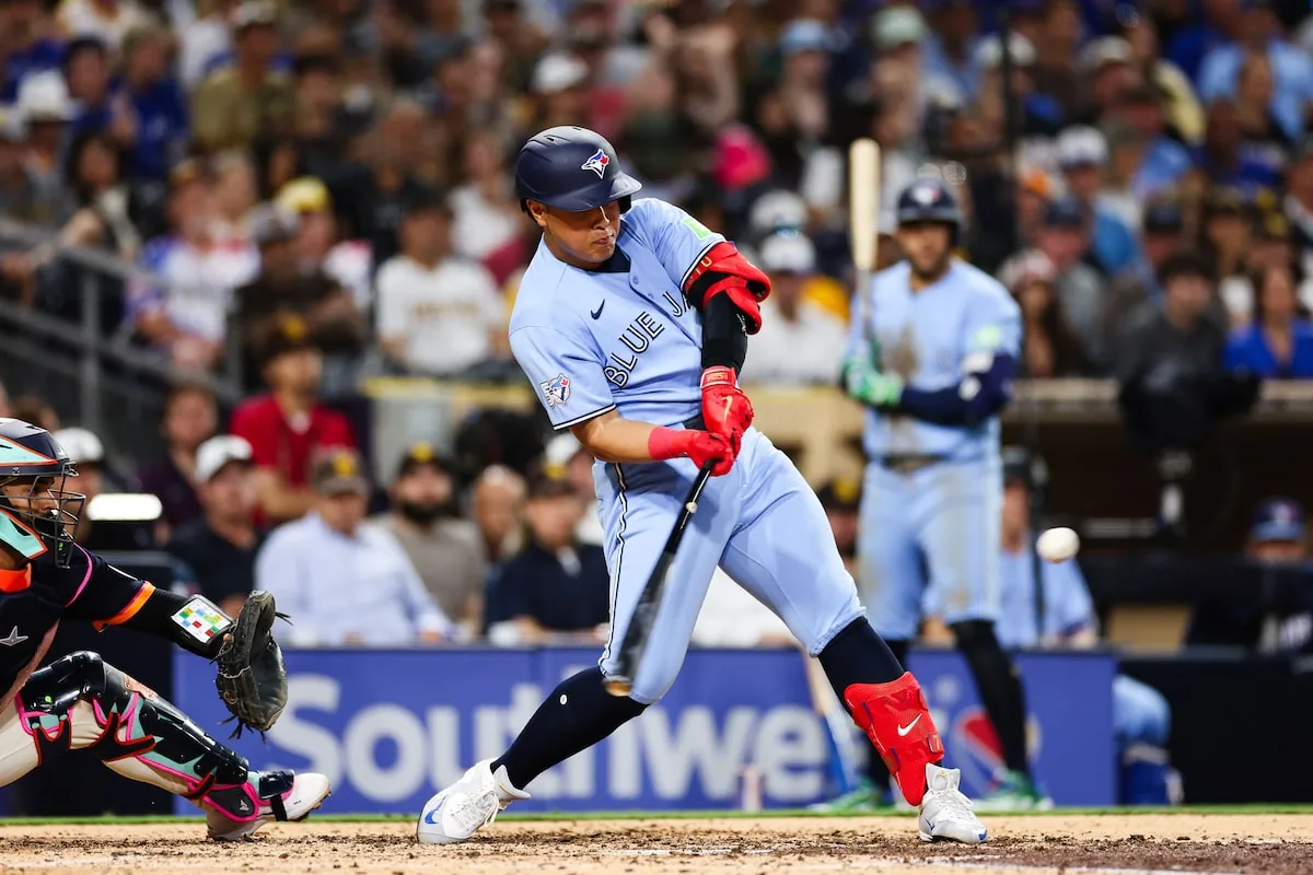 Blue Jays' Okamoto ties Ohtani's record for home runs by Japanese-born rookie